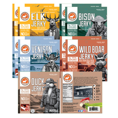 Jerky Bag Variety Bundle - see description for temporary substitution