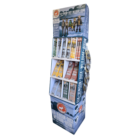 Wholesale 164 Count Snack Sticks Shipper Display, Clip Strips, & Caddies