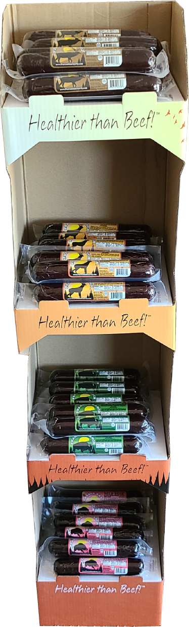 Wholesale 48 Count Summer Sausage POP Tower Display