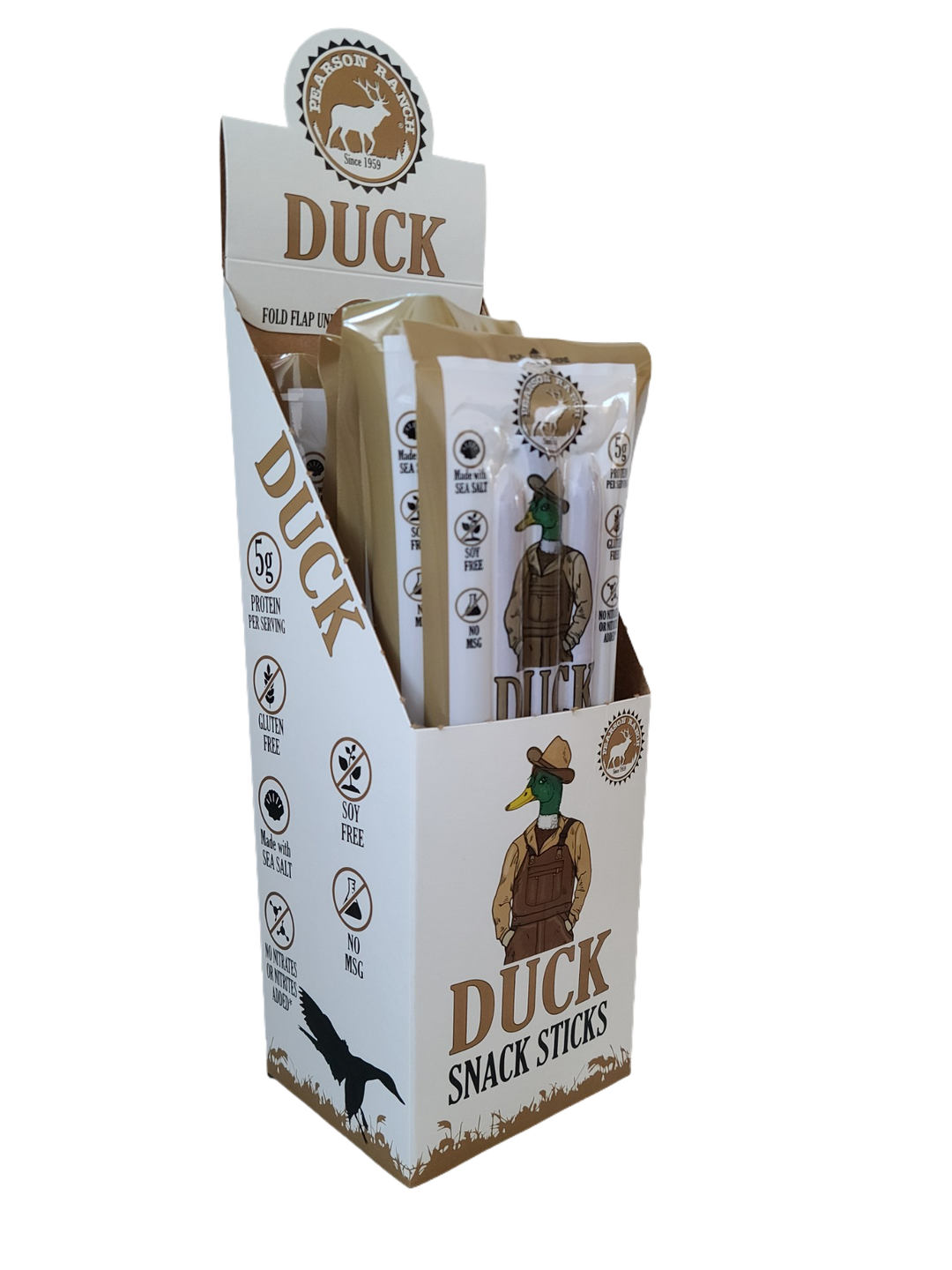 Wholesale Duck Snack Stick - 6 count multi-pack caddy – Pearson Ranch Jerky