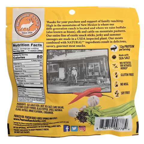 Wholesale Elk Jerky Display Tray - 12 each 2.1oz Resealable Bags