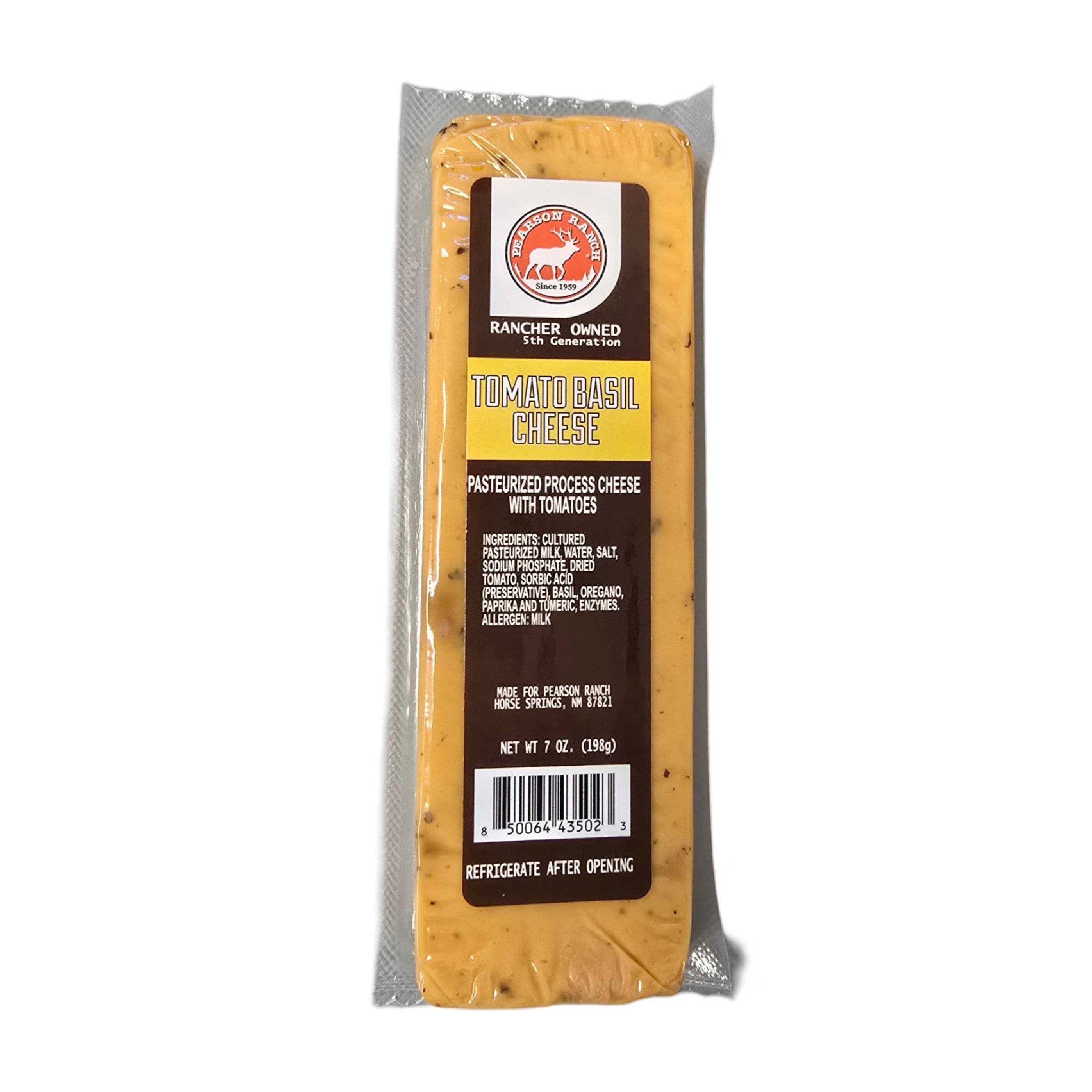 Tomato Basil Cheese (7 oz.) – Pearson Ranch Jerky
