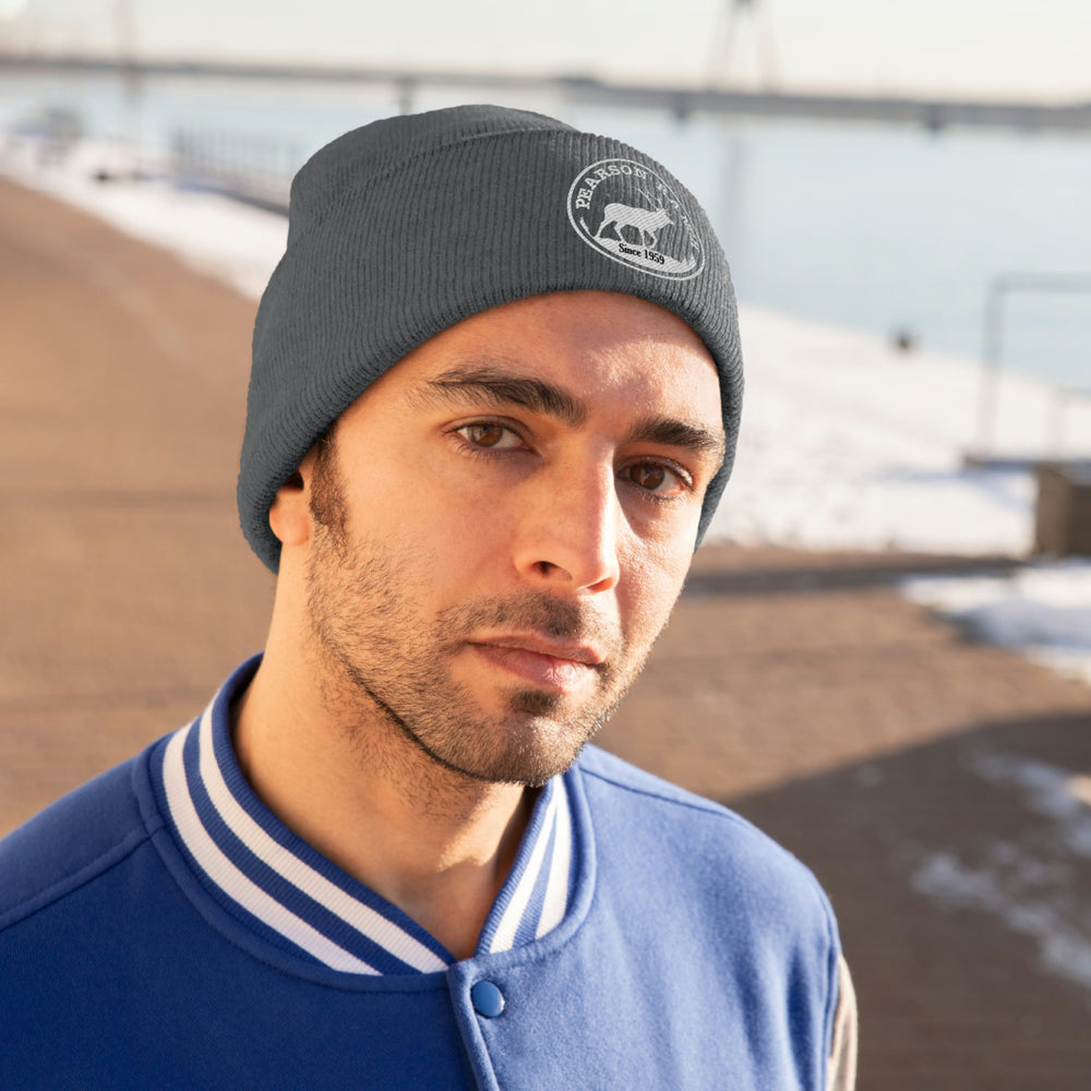 
                  
                    Stay warm and show off your jerky love with our Pearson Ranch merch beanie! #PearsonRanchJerky 
                  
                