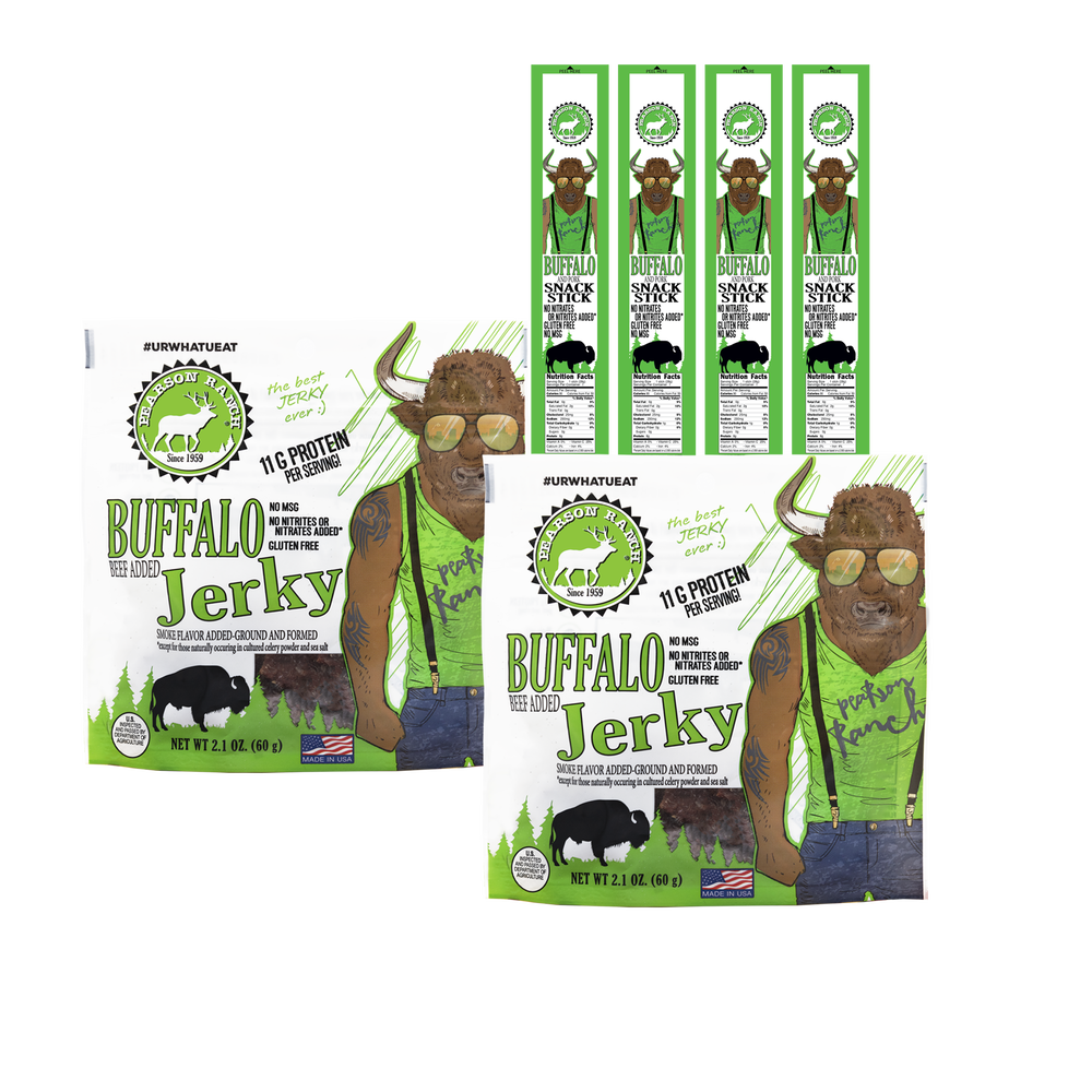 The City Slicker - Buffalo Variety Pack - Pearson Ranch Jerky