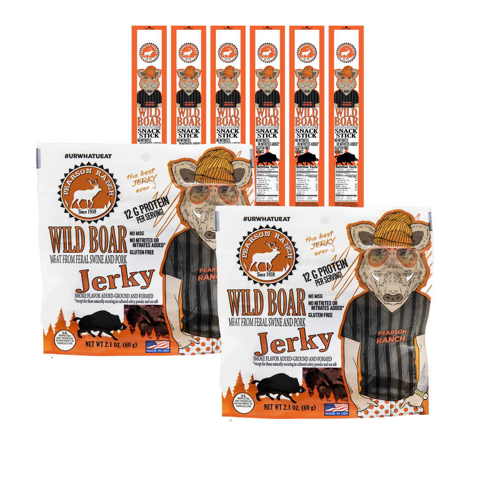 The City Slicker - Wild Boar Variety Pack - Pearson Ranch Jerky