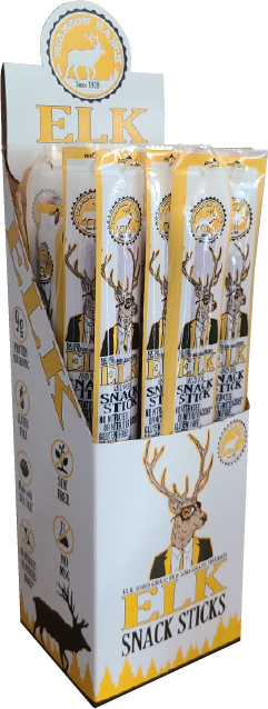 
                  
                    Wholesale Elk Hickory Smoked Snack Stick - 24 count caddy - Pearson Ranch Jerky
                  
                