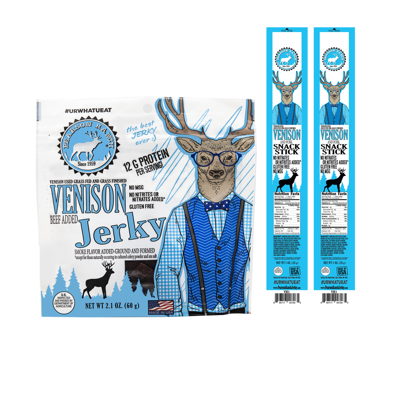Greenhorn Sampler - Venison - Pearson Ranch Jerky