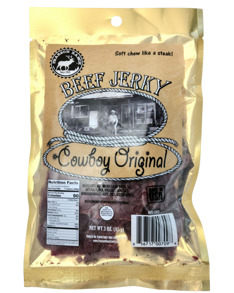 
                  
                    Wholesale Cowboy Original Beef Jerky - 3 oz - Pearson Ranch Jerky
                  
                