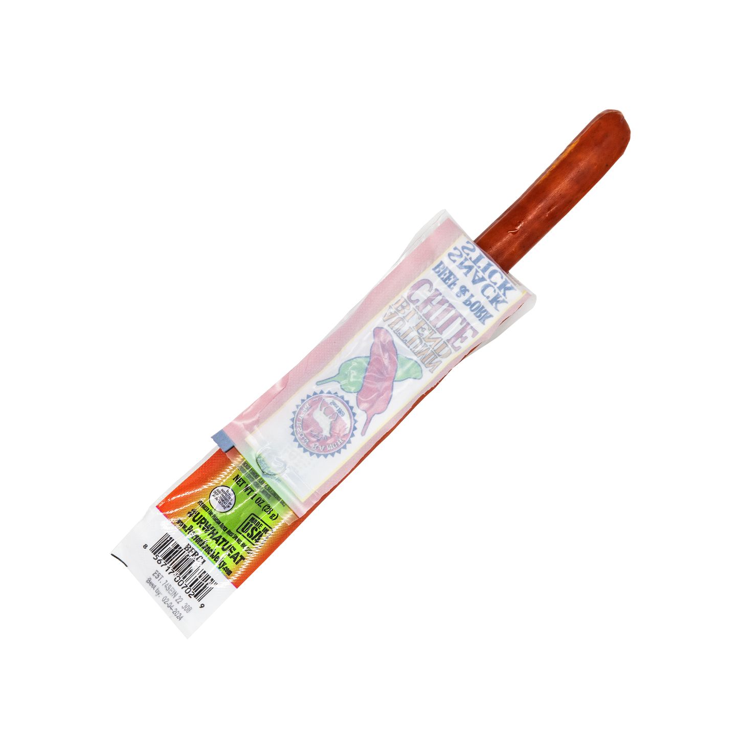 Autumn Blend Chile Beef Stick made with New Mexico Red Chile. The perfect meat snack that is high in protein, low carb, natural, and zero sugar.