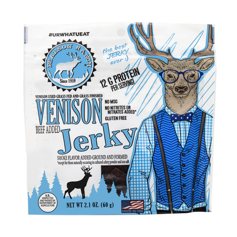 Wholesale Venison Jerky Display Tray - 12 each 2.1oz Resealable Bags - Pearson Ranch Jerky