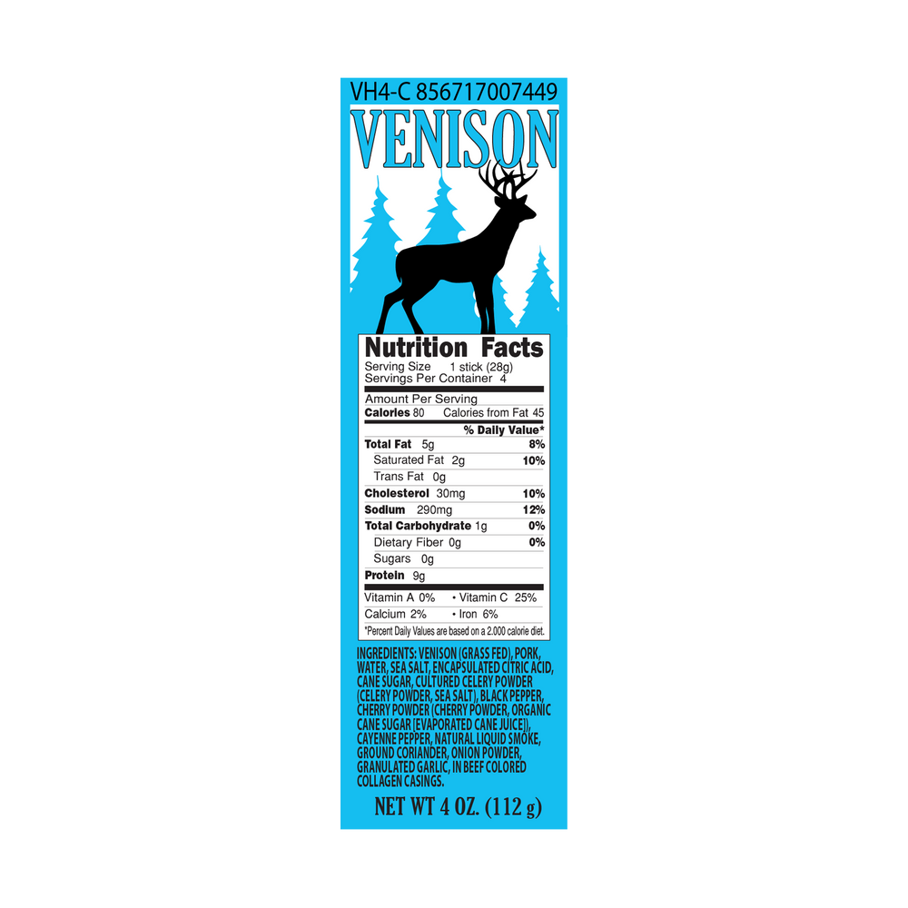 
                  
                    Wholesale Venison Hickory Snack Sticks - 6 count multi-pack caddy - Pearson Ranch Jerky
                  
                