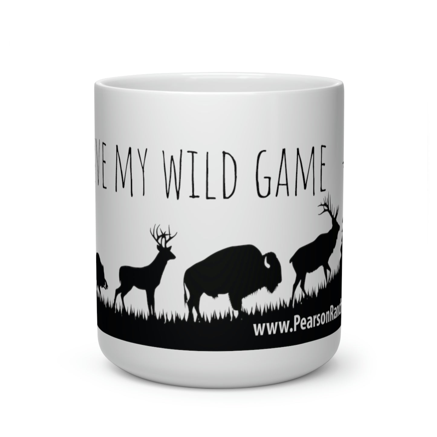 
                  
                    Mug featuring a stylish illustration to celebrate the love of wild game hunting.
                  
                